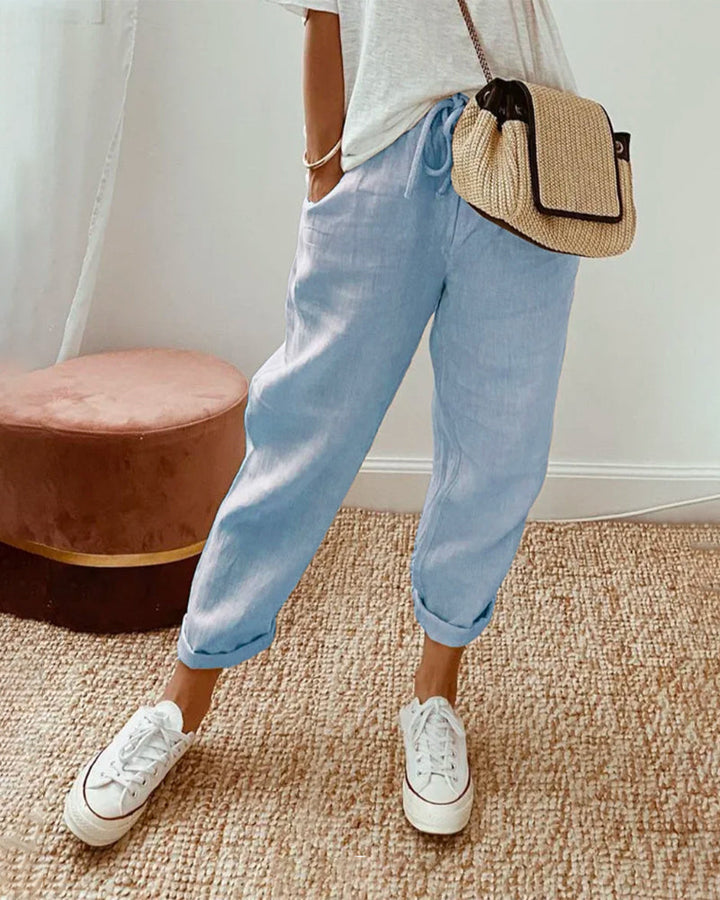 Clara – Fließende, bequeme und elegante Hose – Produktansicht 4