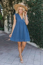 2-in-1 Sommerkleid mit integrierten Shorts und Taschen – Lianne