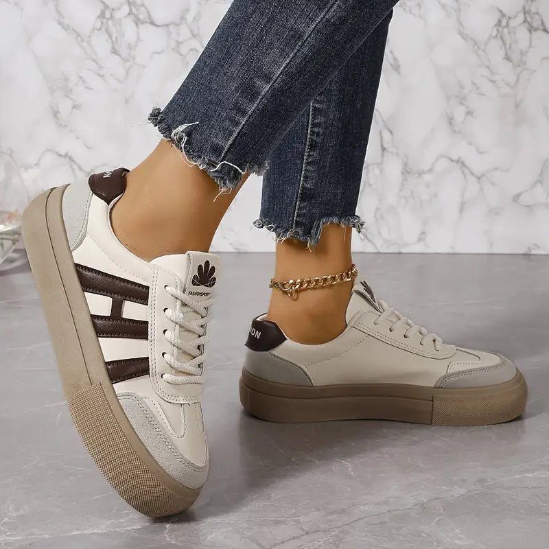 Modische Plateau-Sneaker Damen – Talia