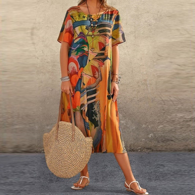 Luftiges Sommerkleid mit lockerer Passform – Ysée