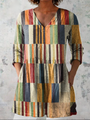 Mirjam – Lange Bluse mit V-Ausschnitt – Produktansicht 1