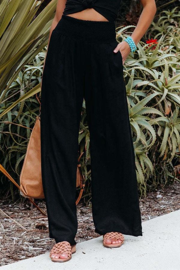 Elegante Palazzo Hose mit Boho-Flair – Yasmin