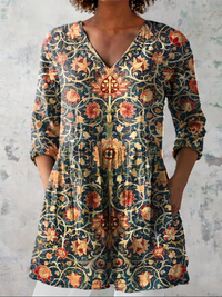 Walda – Lange Bluse mit V-Ausschnitt – Produktansicht 1