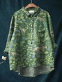 Lotte – Legeres T-Shirt mit Vintage-Blumen- und Tierprint – Produktansicht 1