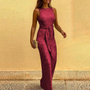 Ärmelloser Party-Jumpsuit Damen – Figurbetont & Festlich – Amira