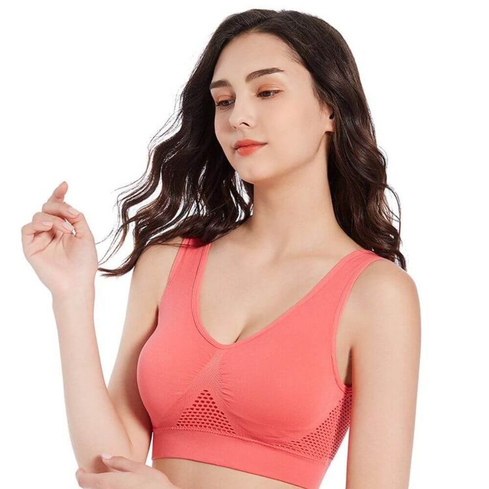 Atmungsaktiver Mesh-Sport-BH – Sofia