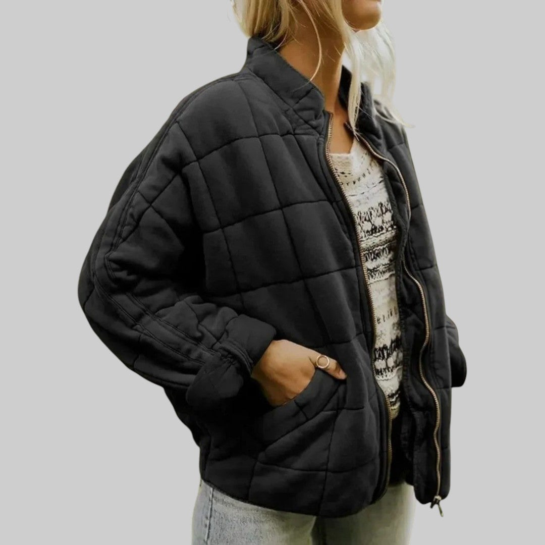 Ida – Elegante gefütterte Oversize-Jacke – Produktansicht 3