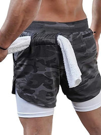 2-in-1 Sommer-Sportshorts für Herren – Felix
