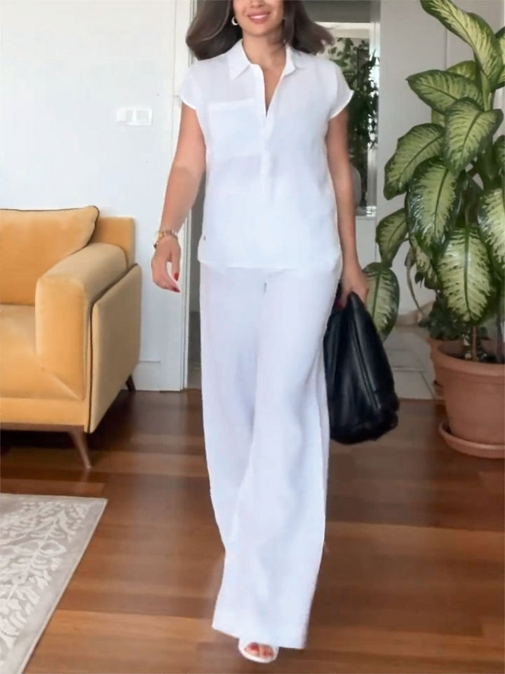 Sommerliches Zweiteiliges Damen-Set für einen Gepflegten Look – Romée