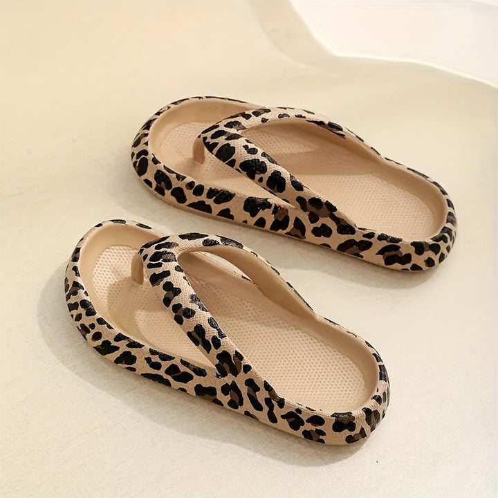 Atmungsaktive & Rutschfeste Sommer Slipper mit Print für Damen – Kaja