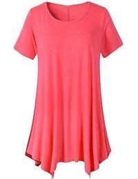 Loose Fit Damen T-Shirt mit kurzen Ärmeln – Taryn