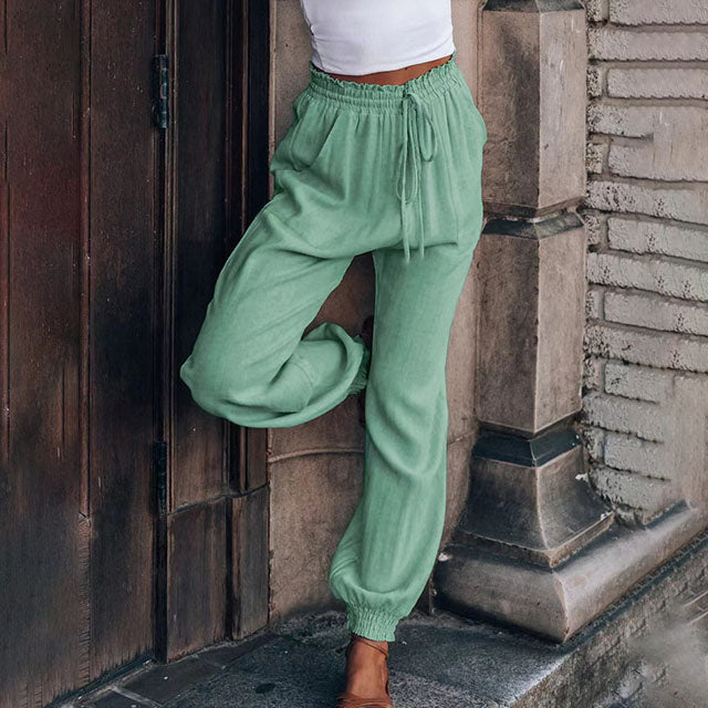 Luise – Elegante Hose mit Kordel – Produktansicht 12