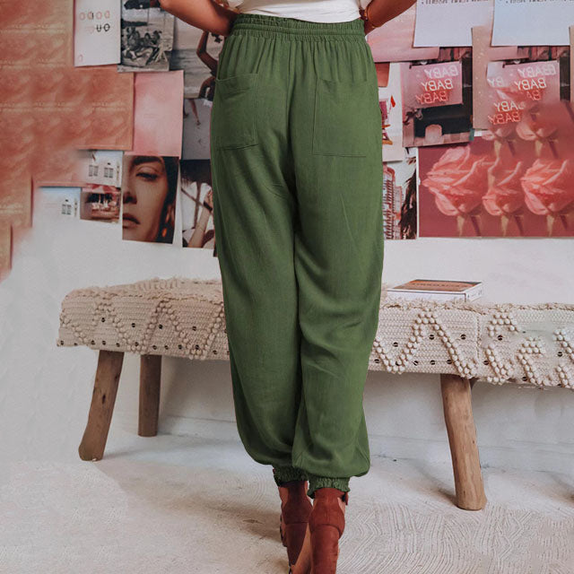 Luise – Elegante Hose mit Kordel – Produktansicht 16