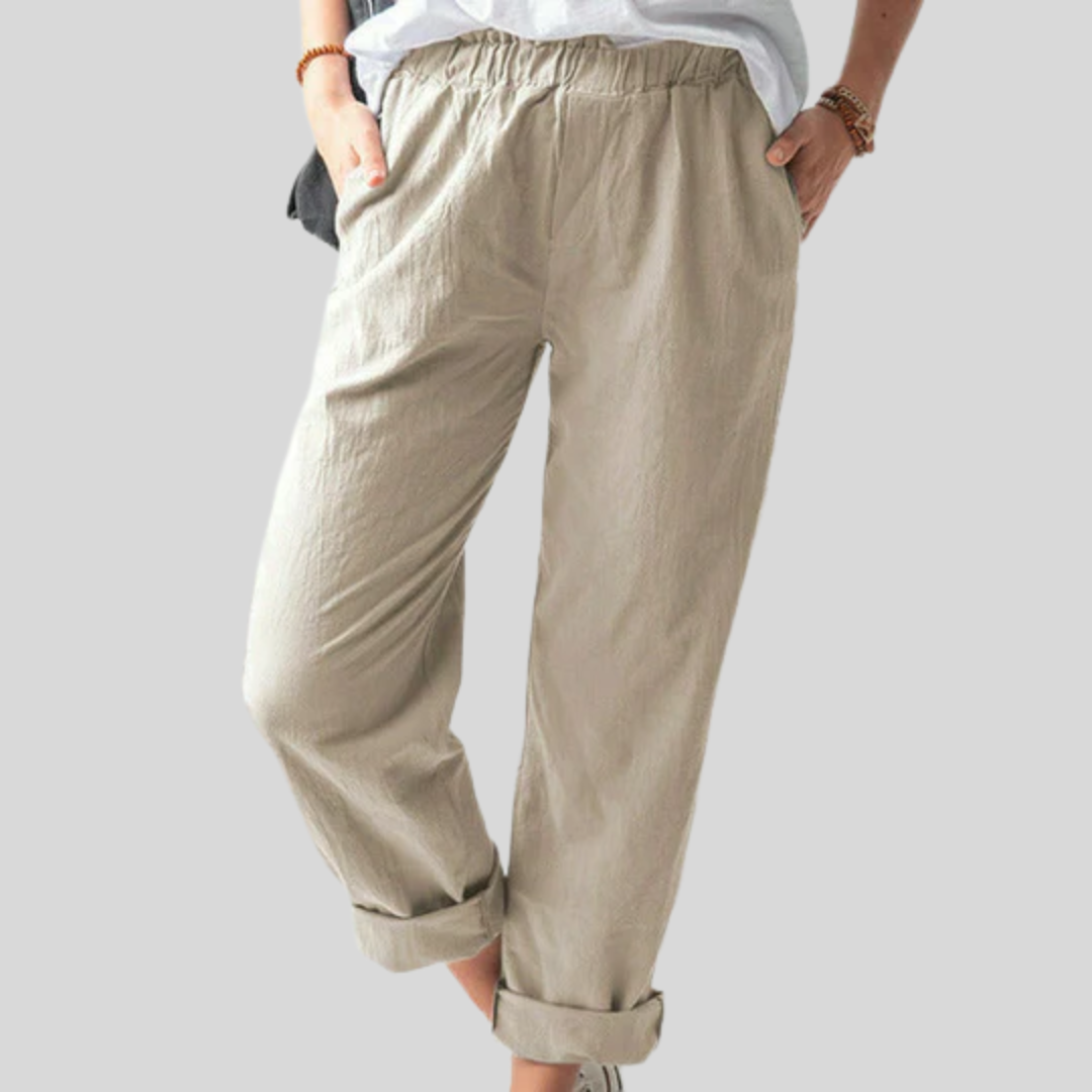 Ida – Hose mit weicher Struktur – Produktansicht 1