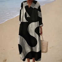 Lena – Figurschmeichelndes Sommerkleid mit Print – Produktansicht 1