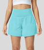 Atmungsaktiv & Schnell trocknend High-Waist Fitnessshorts Damen – Mirabella