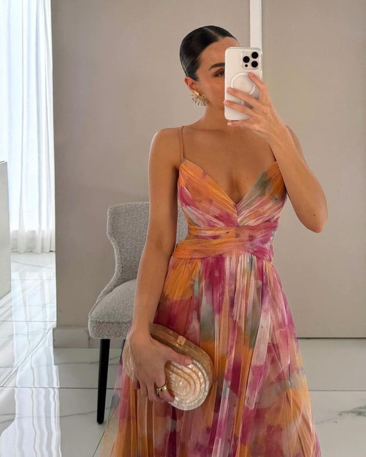 Ruth – Zauberhaftes Maxikleid mit Blumenprint – Produktansicht 3