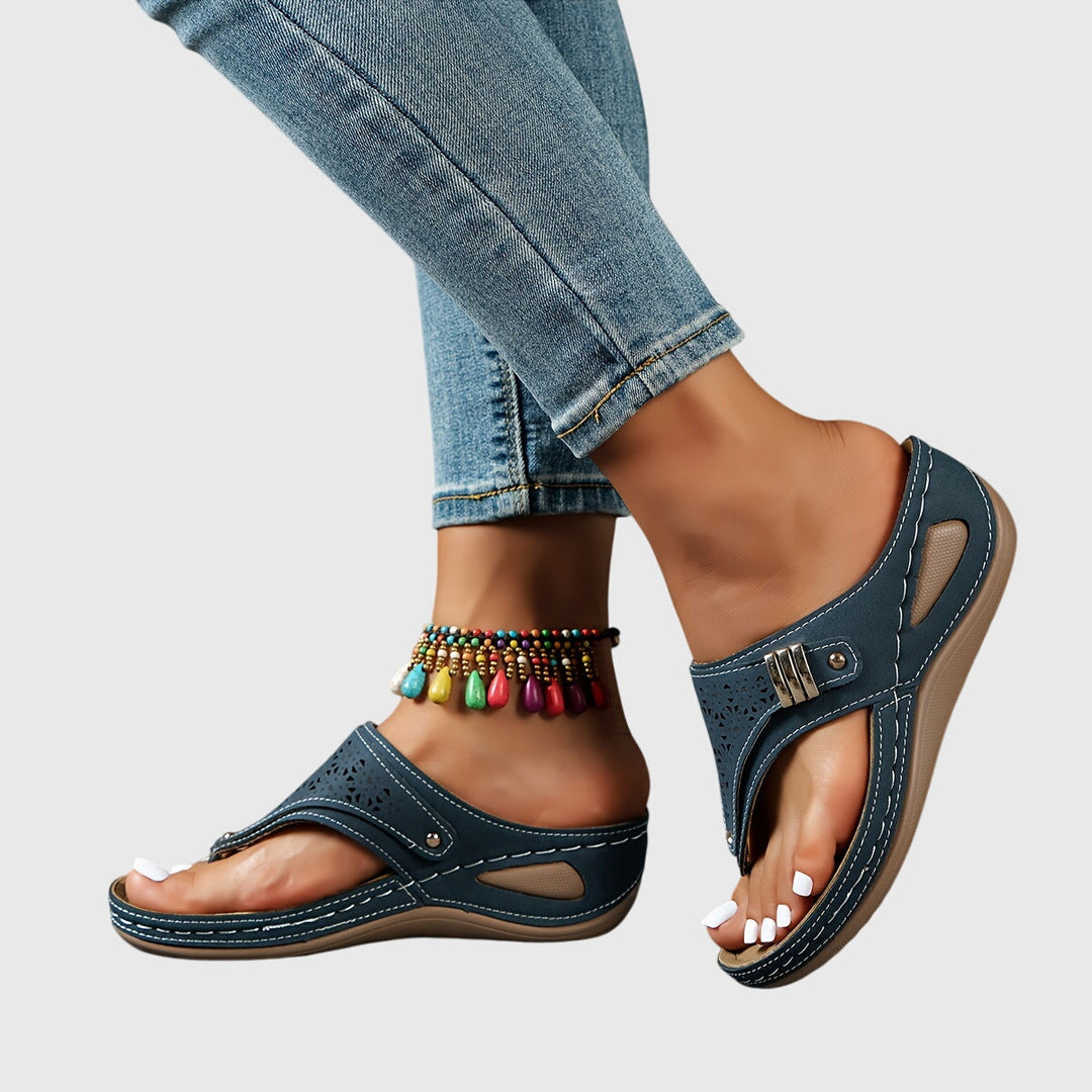 Rose – Zehentrenner-Sandalen – Produktansicht 3