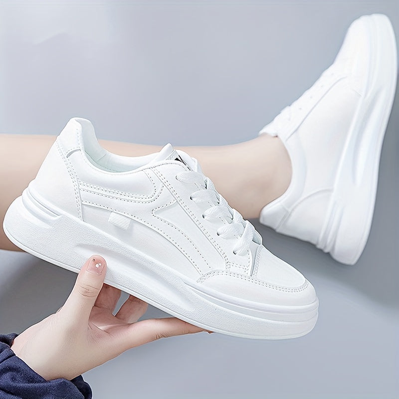 Nina – Schicke weiße Sneaker mit leichtem Komfort – Produktansicht 8
