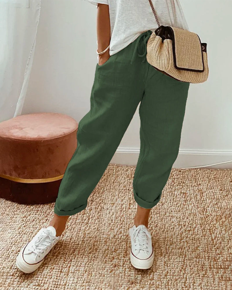 Clara – Fließende, bequeme und elegante Hose – Produktansicht 6