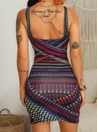 Trendy Gestreiftes Bodycon Minikleid für Damen – Liana