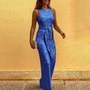 Ärmelloser Party-Jumpsuit Damen – Figurbetont & Festlich – Amira