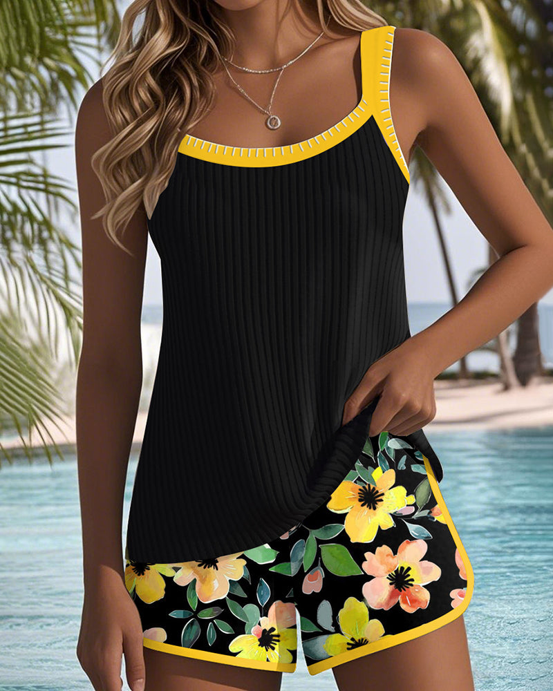 Rose – Eleganter zweiteiliger Tankini – Produktansicht 8