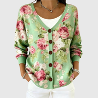 Rose – Bequemer Strickcardigan mit Knöpfen – Produktansicht 1