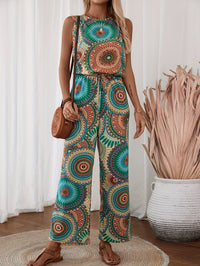 Trendiger Damen Jumpsuit mit Mandala-Print für den Sommer - BohoStrahl