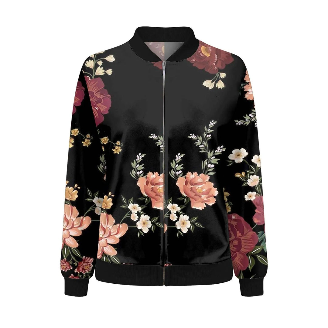 Damen Sommerjacke mit feinem Blumenmuster – Fiora