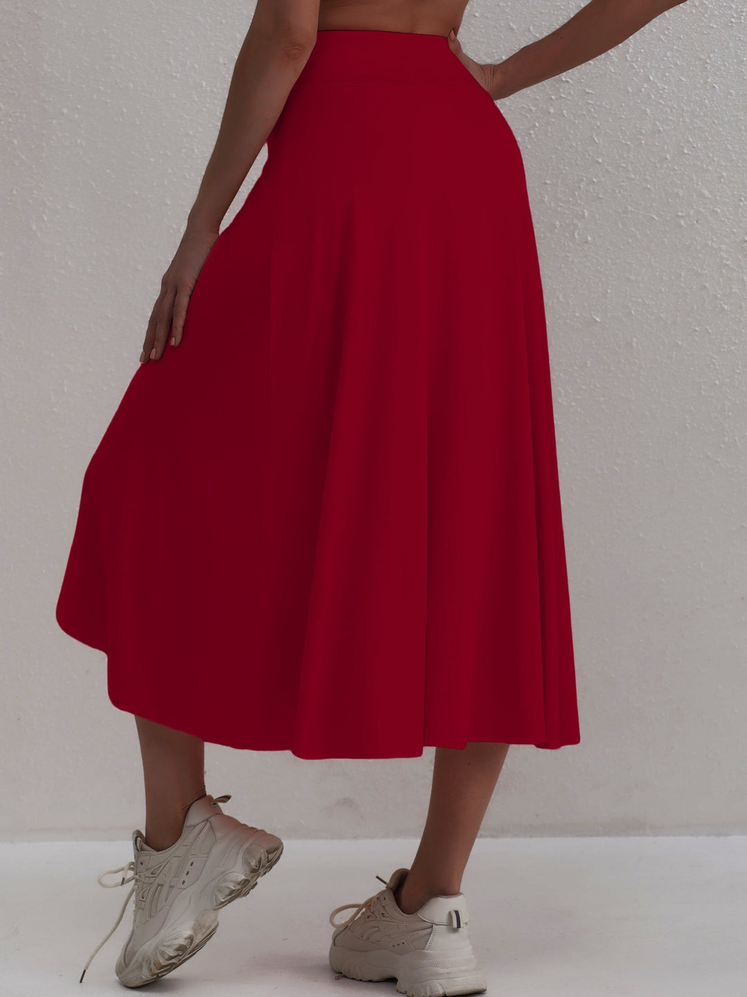 Sportlicher Rock mit hoher Taille und asymmetrischem Schnitt – Alexia