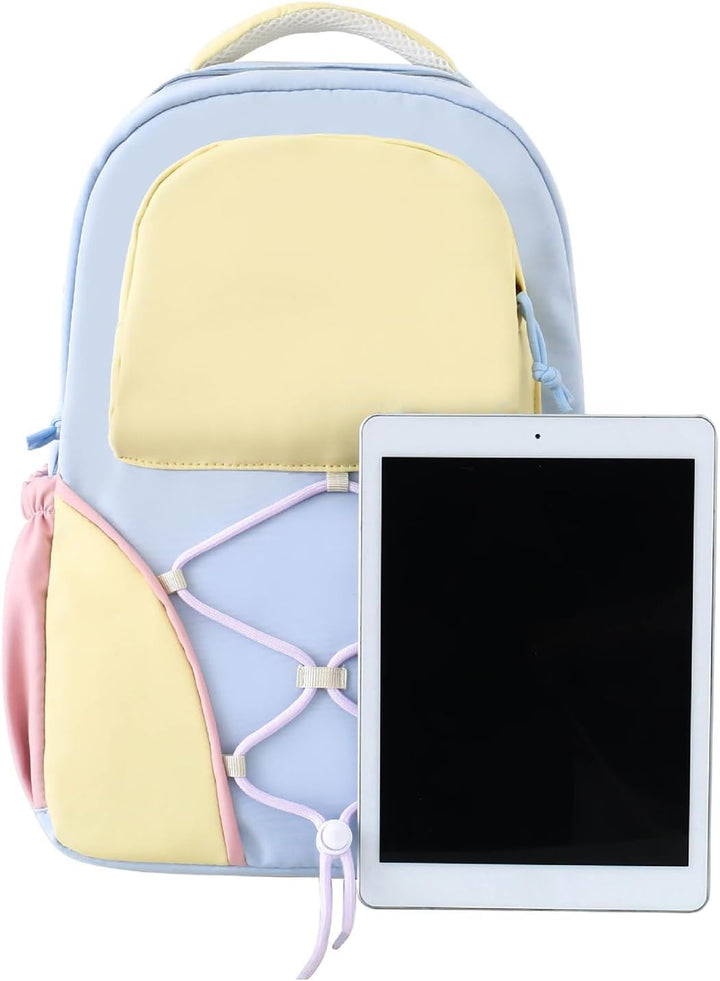Schulrucksack-Set – Rucksack mit großem Volumen für Schüler mit Federmäppchen und Taschen – Nivora