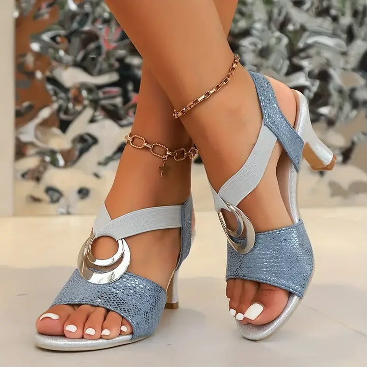 Celia – Orthopädische Sandale mit hohem Absatz – Produktansicht 2
