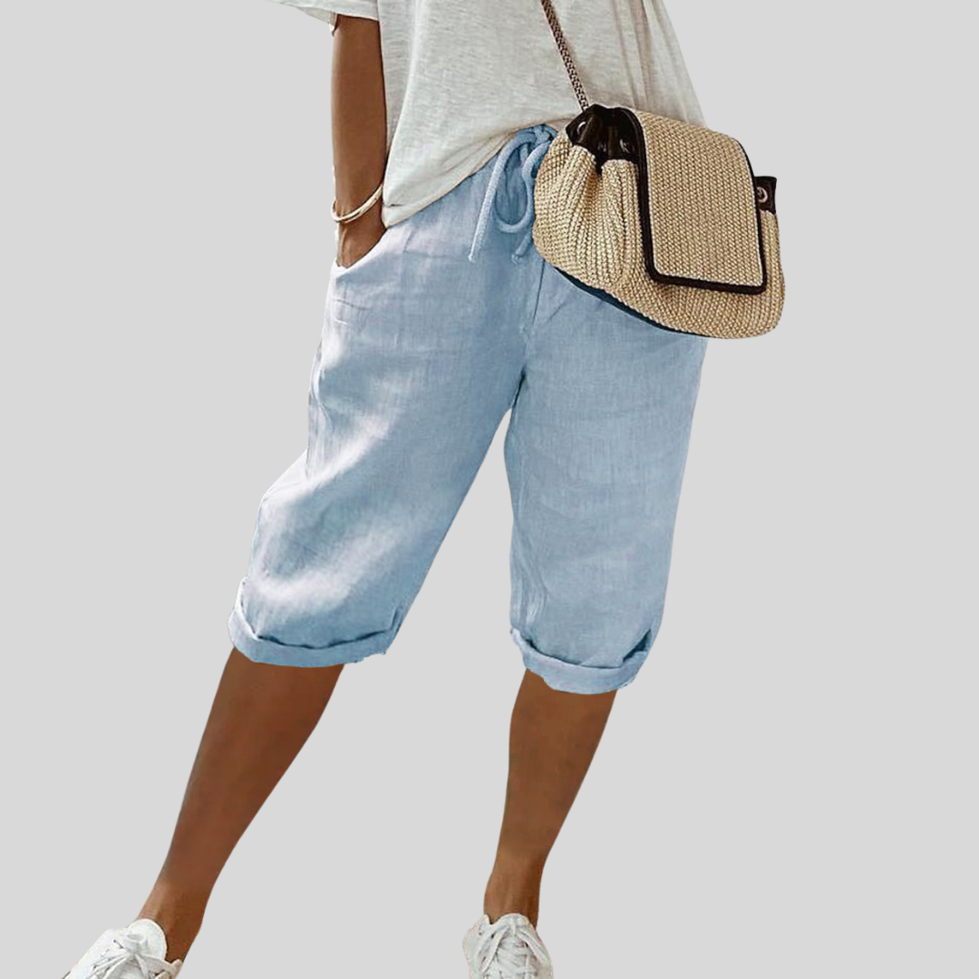 Magdalena – Fließende, bequeme und elegante Shorts – Produktansicht 5