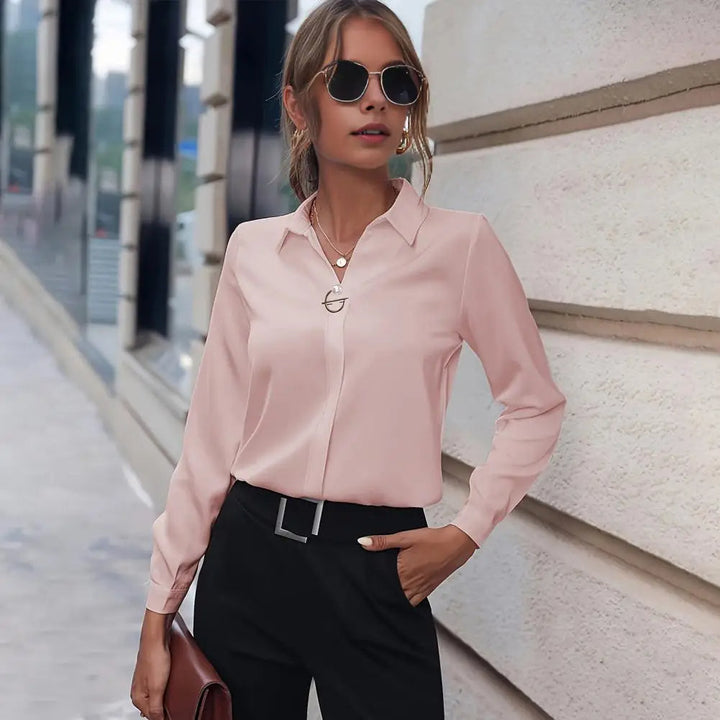 Elegante Chiffonbluse für Damen – Amélie