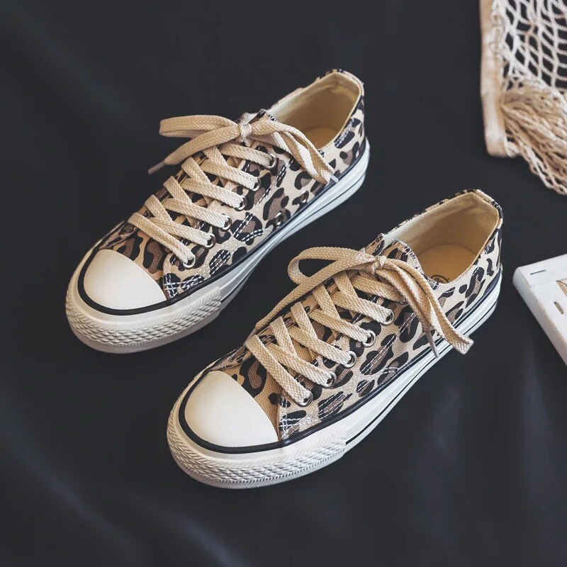Stylische Leoparden Damensneaker – Savannah