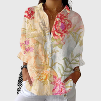 Tatjana – Leichte farbenfrohe Bluse mit Print – Produktansicht 1