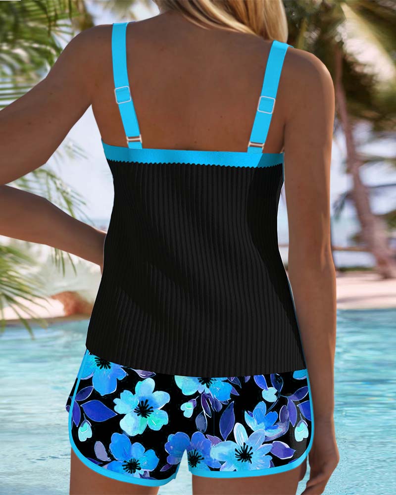 Rose – Eleganter zweiteiliger Tankini – Produktansicht 14