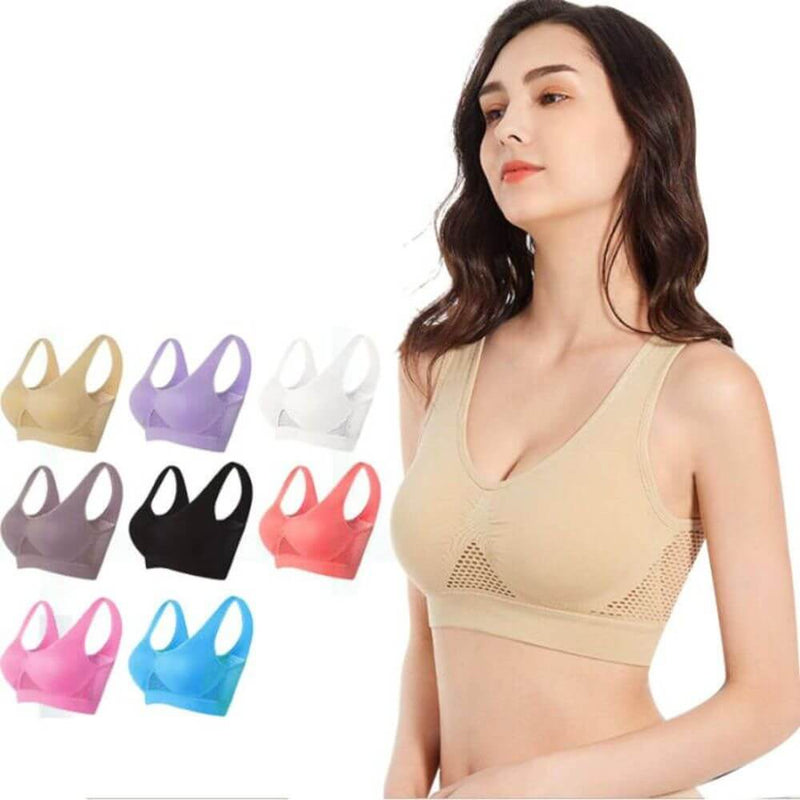 Atmungsaktiver Mesh-Sport-BH – Sofia