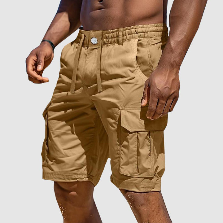 Sommerliche Herren-Cargoshorts aus Baumwollmischung – Rafael