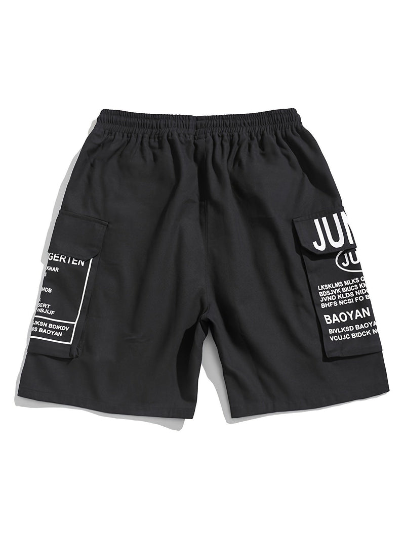 Sommer Shorts Herren mit Letter-Print Streetstyle Look - Milan