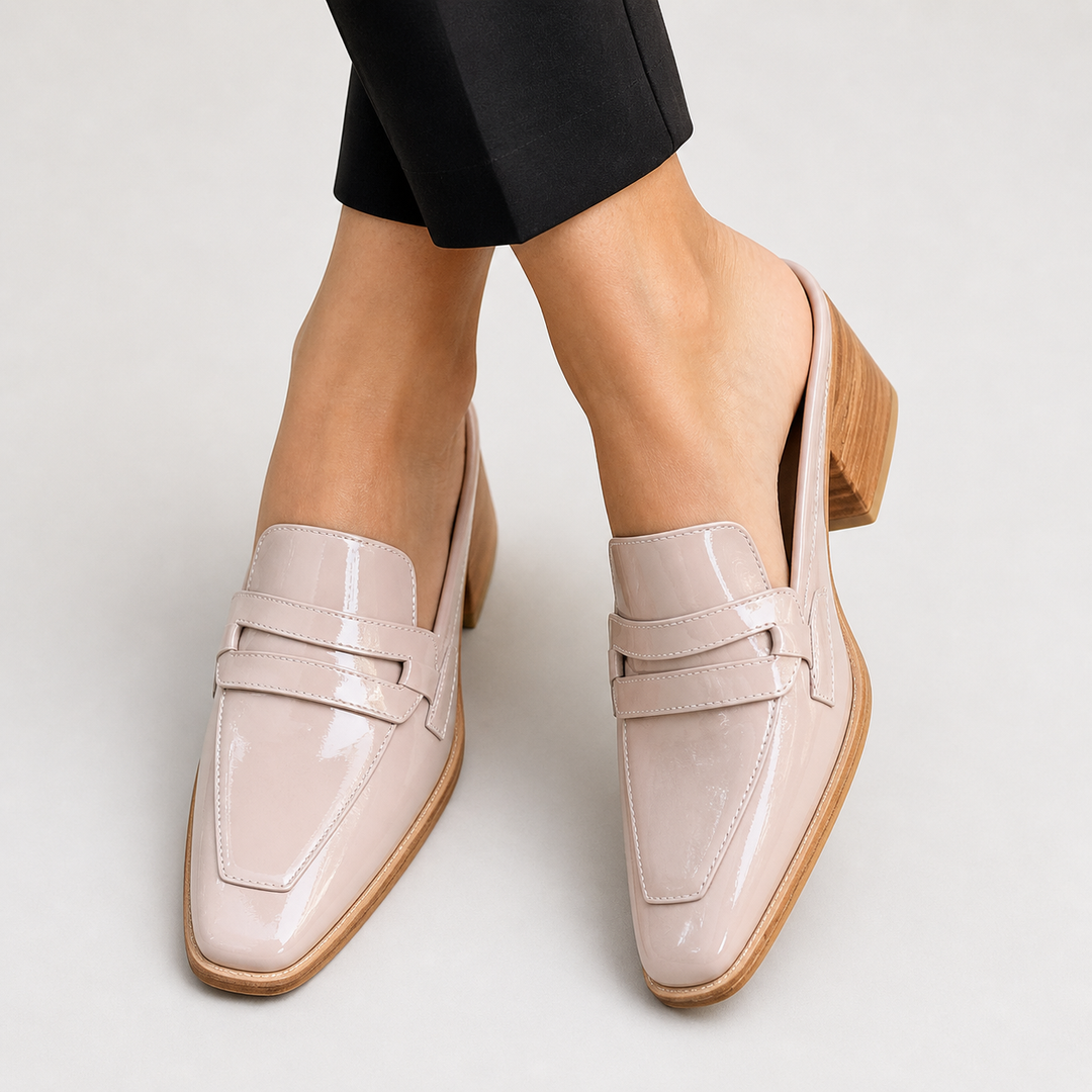 Marlene – Glänzende Loafer – Produktansicht 1