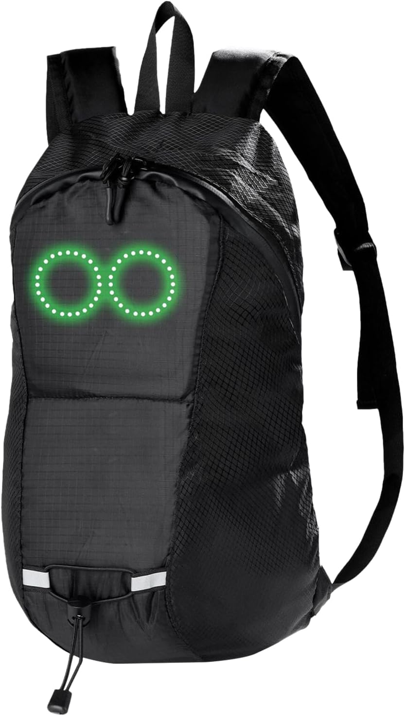 LED-Reise-Rucksack – Wasserdichter leuchtender Rucksack mit audio-responsivem Glühen – Nexora