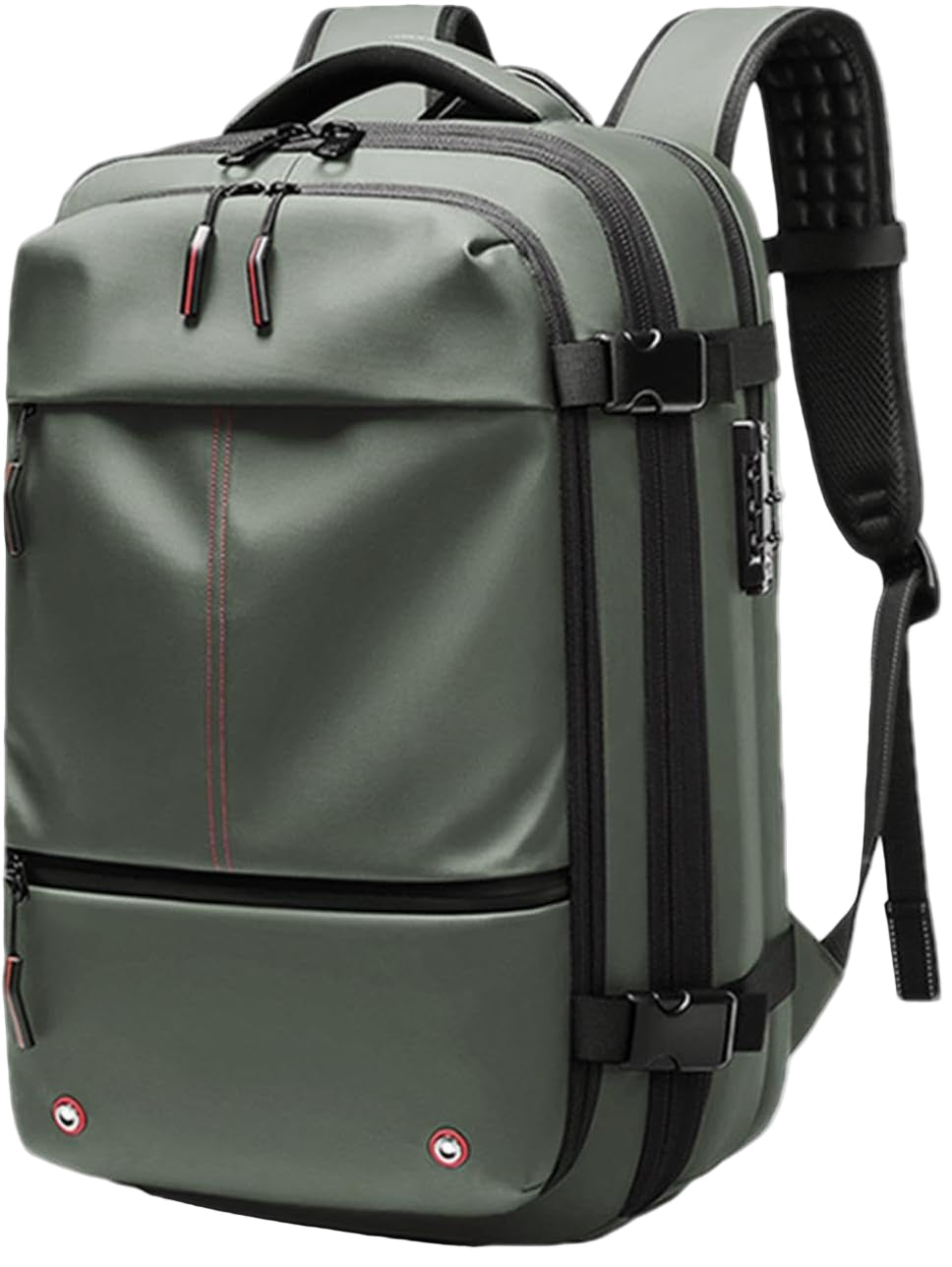 Luftstaubsauger-Rucksack – Erweiterbarer 60L wasserdichter Reisetasche mit Laptopfach – Trivora