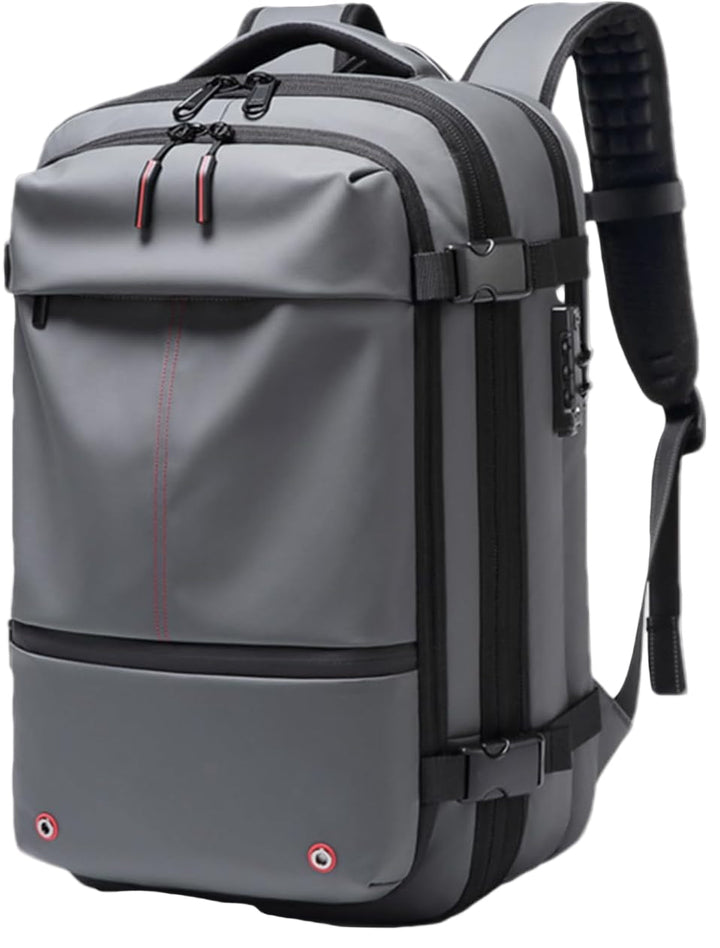 Luftstaubsauger-Rucksack – Erweiterbarer 60L wasserdichter Reisetasche mit Laptopfach – Trivora