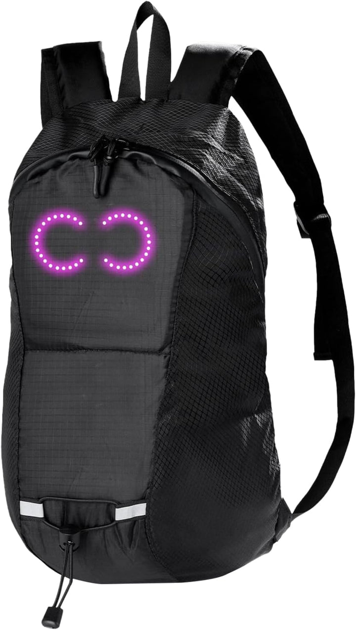 LED-Reise-Rucksack – Wasserdichter leuchtender Rucksack mit audio-responsivem Glühen – Nexora