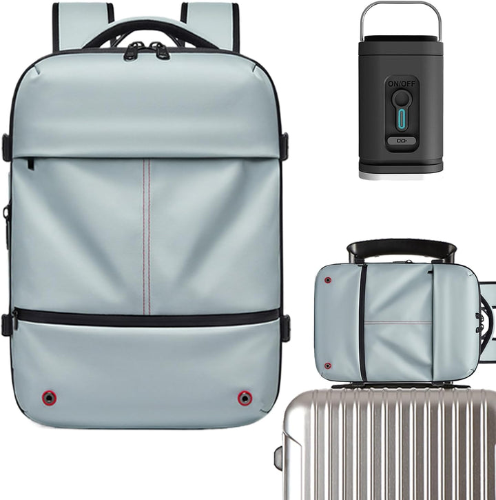 Erweiterbarer und wasserdichter Reiserrucksack mit Vakuumkompression – Arvid