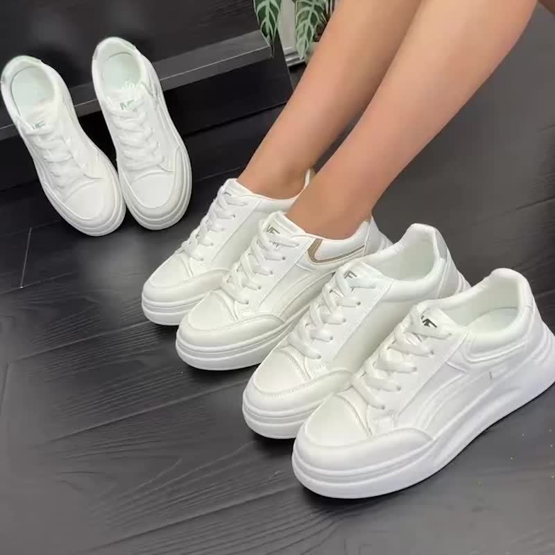 Nina – Schicke weiße Sneaker mit leichtem Komfort – Produktansicht 18