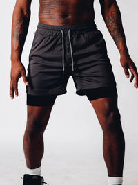 2-in-1 Sommer-Sportshorts für Herren – Felix