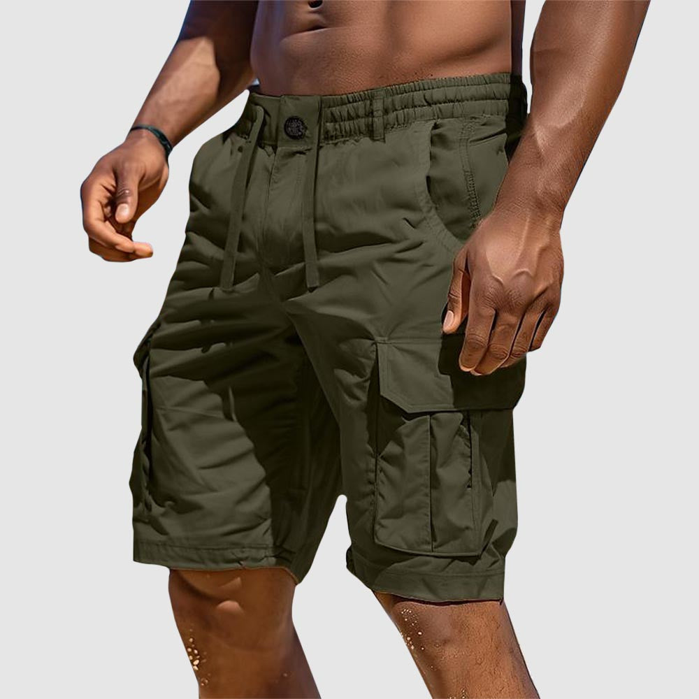 Sommerliche Herren-Cargoshorts aus Baumwollmischung – Rafael